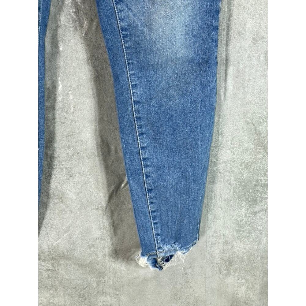 PAIGE Women's Atterberry High-Rise Hoxton Cropped Raw Hem Skinny Jeans SZ 25 - Picture 6 of 11
